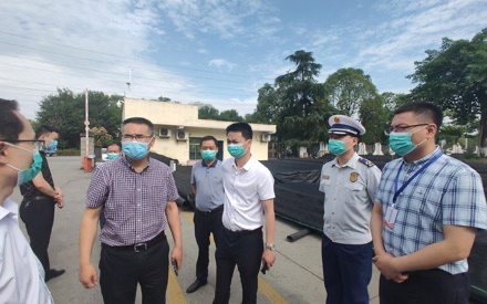 區(qū)委領導到四川森普管材股份有限公司調研！