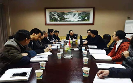 公司董事長到天津森普指導工作